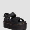 Women * | Voss Ii Athena Leather Strap Platform Sandals Top Selling