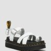 Women * | Avry Hydro Leather Strap Sandals Top Selling