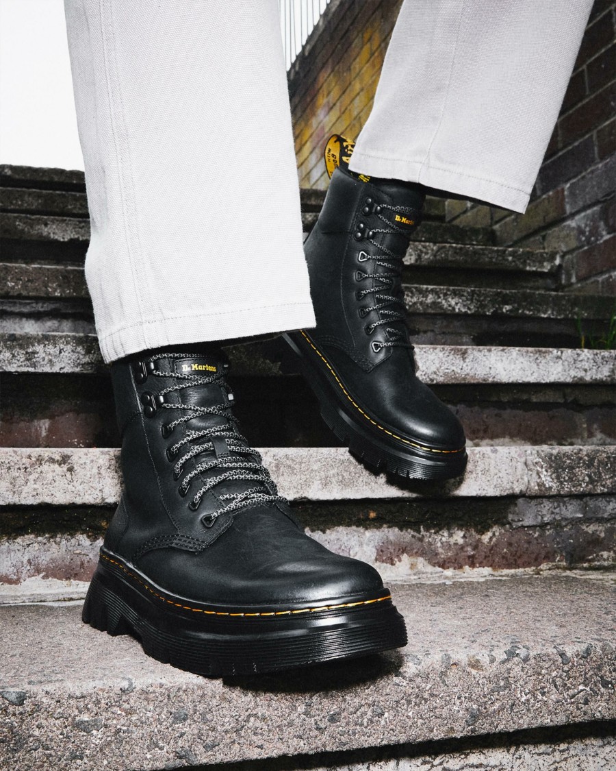 Men * | Tarik Wyoming Leather Utility Boots Top Sellers