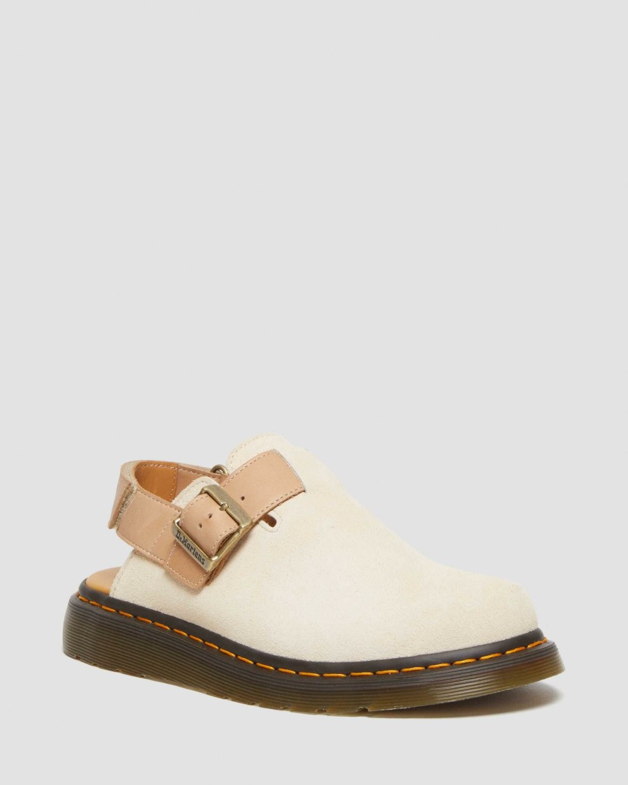 Men * | Jorge Ii Suede & Leather Slingback Mules Top Sellers