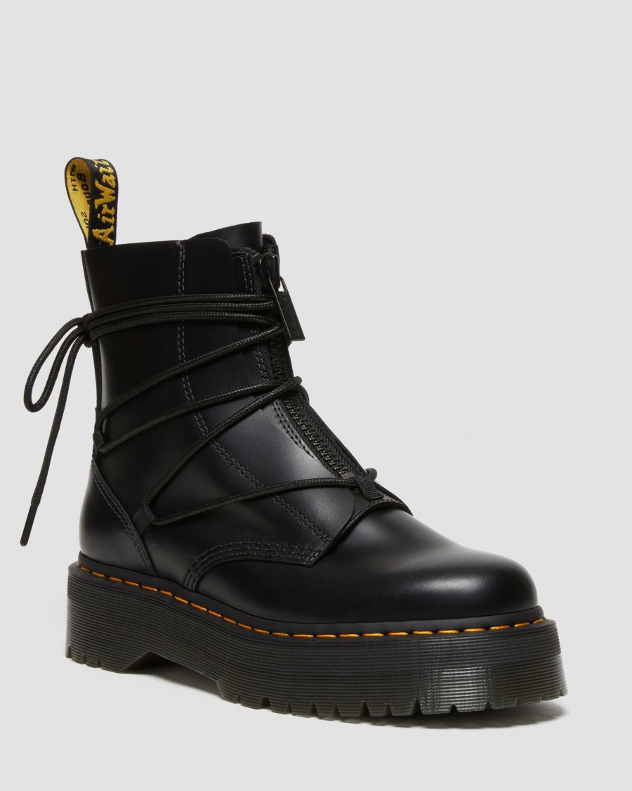 Men * | Jarrick Ii Laced Leather Platform Boots Top Selling