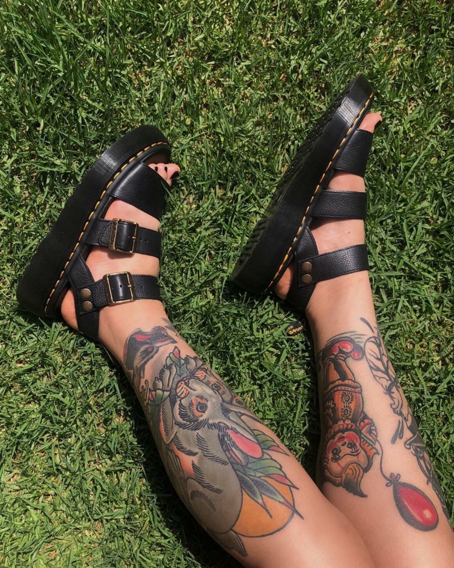 Women * | Gryphon Pisa Leather Platform Sandals Limited Edition