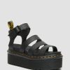 Women * | Blaire Hydro Leather Platform Strap Sandals Online Discount