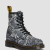 Men * | 1460 Snake Print Leather Lace Up Boots Special Style