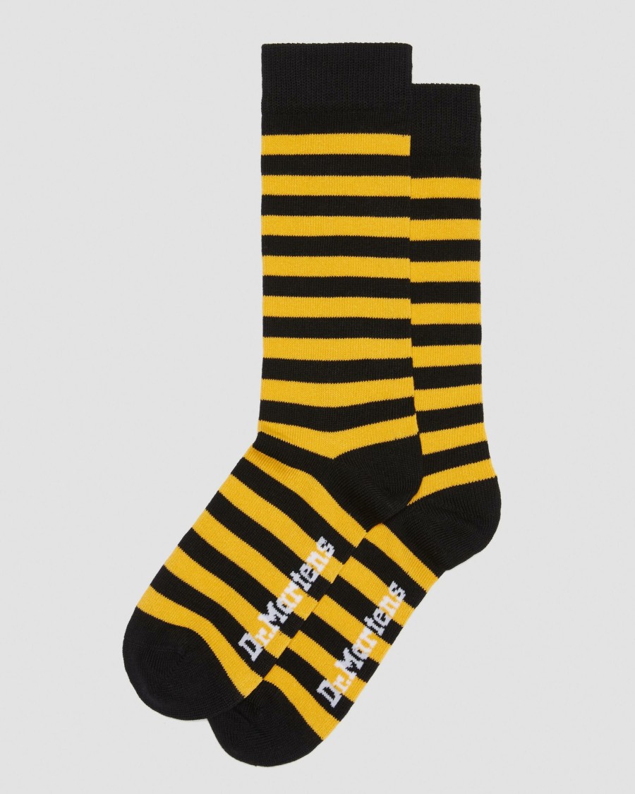 Women * | Thin Stripe Organic Cotton Blend Socks Online Discount