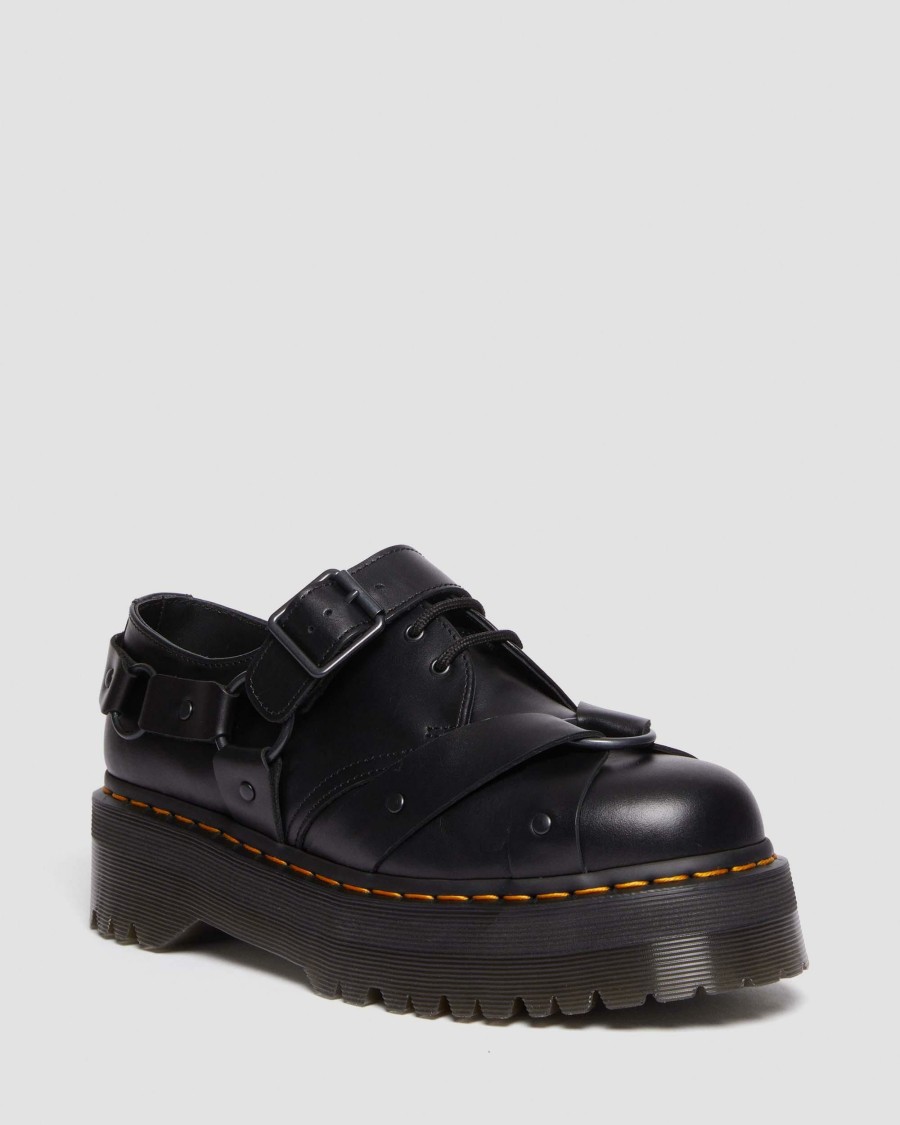 Men * | 1461 Harness Leather Platform Shoes Online Store