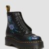 Women * | Sinclair Mystic Floral Leather Platform Boots Online Discount