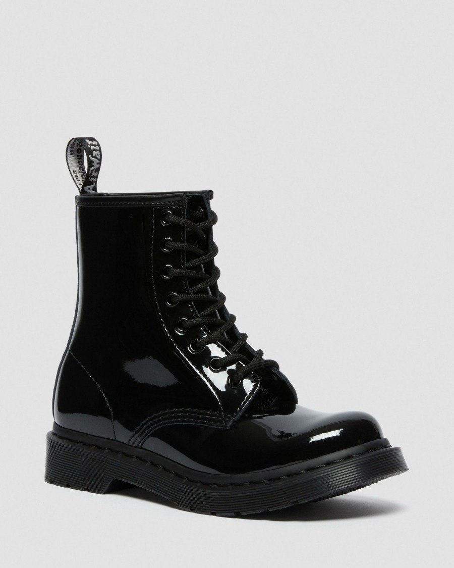 Originals * | 1460 Mono Patent Leather Lace Up Boots Online Store