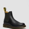 Men * | 2976 Yellow Stitch Smooth Leather Chelsea Boots Classical