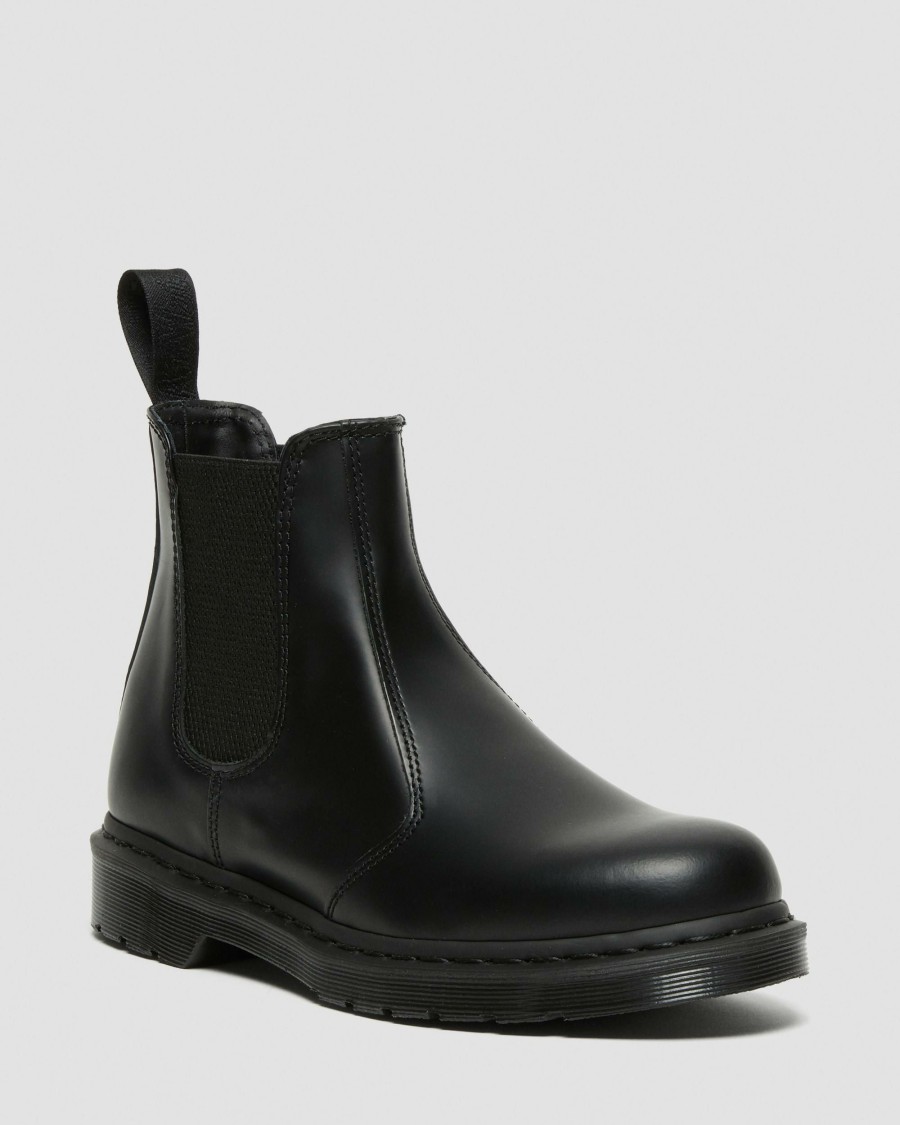 Men * | 2976 Mono Smooth Leather Chelsea Boots Quality Guarantee