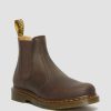 Men * | 2976 Yellow Stitch Crazy Horse Leather Chelsea Boots Quality Guarantee