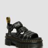 Women * | Ricki Nappa Lux Leather 3-Strap Sandals Top Selling