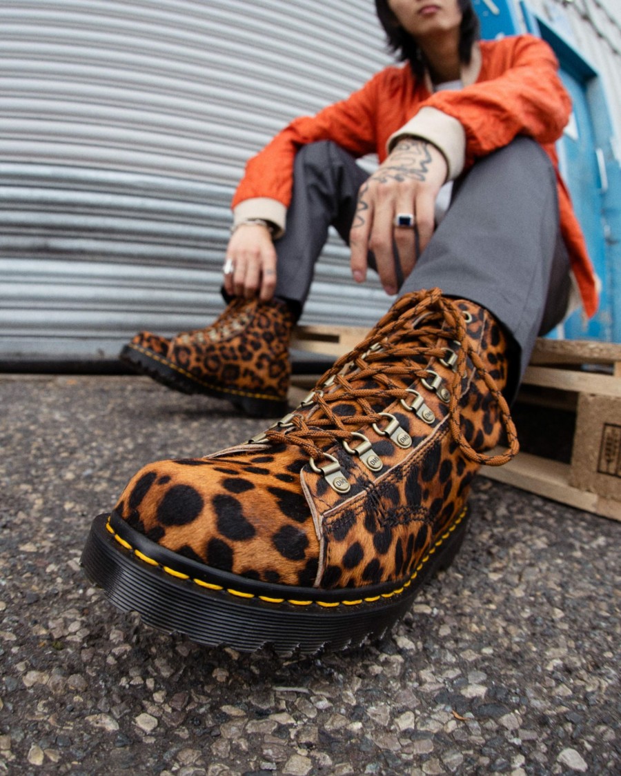 Men * | Barton Made In England Leopard Hair On Boots Top Sellers