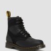 Men * | 1460 Pascal Leather & Suede Lace Up Boots Cheaper