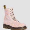 Men * | 1460 Pascal Marbled Suede Lace Up Boots Cheap Online