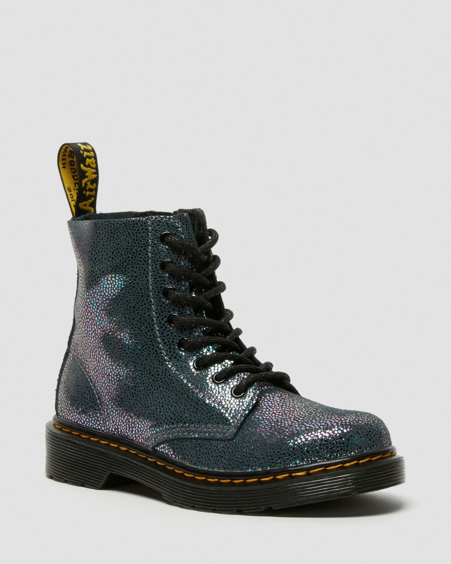 Kids * | Junior 1460 Pascal Iridescent Lace Up Boots Top Sellers