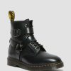 Men * | Cristofor Leather Harness Lace Up Boots Special