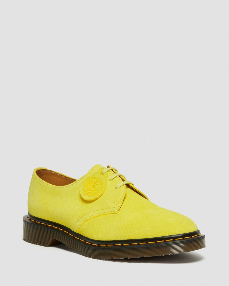 Men * | 1461 Made In England Buck Suede Oxford Shoes Online Store