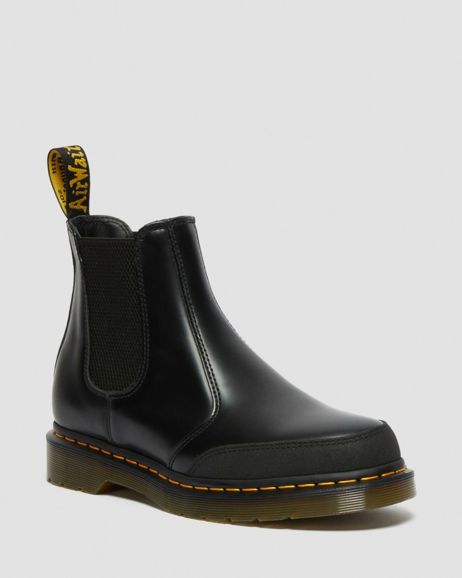 Men * | 2976 Guard Panel Leather Chelsea Boots Hot Selling