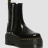 Originals * | 2976 Max Distressed Patent Chelsea Platform Boots Reliable Quality