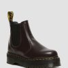 Men * | 2976 Smooth Leather Platform Chelsea Boots Reliable Quality