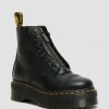 Women * | Sinclair Milled Nappa Leather Platform Boots Top Sellers