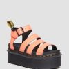 Women * | Blaire Pisa Leather Platform Strap Sandals Best Quality