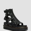 Women * | Olson Zipped Leather Strap Sandals Hot Selling