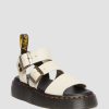 Women * | Gryphon Pisa Leather Platform Sandals Flash Sale