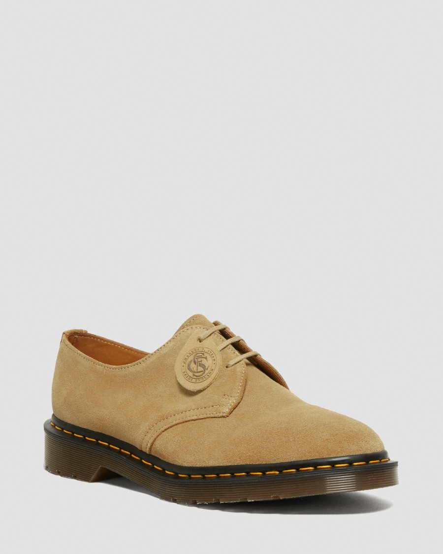 Men * | 1461 Made In England Buck Suede Oxford Shoes Limited Edition