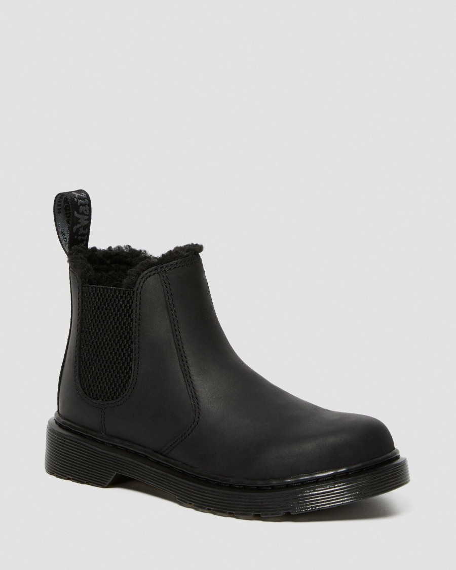 Kids * | Junior 2976 Faux Fur Lined Chelsea Boots Flash Sale