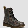 Kids * | Youth 1460 Crinkle Metallic Lace Up Boots Online Discount