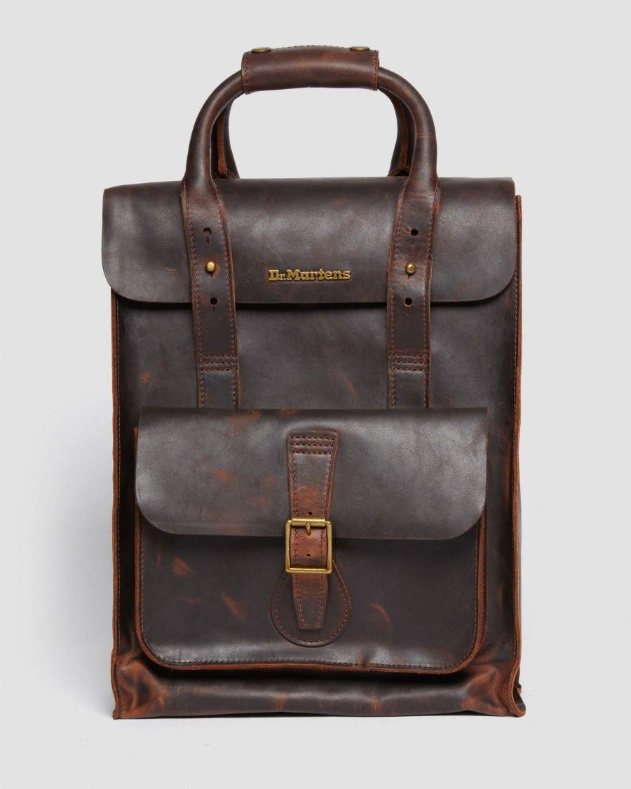 Men * | Full Grain Leather Backpack Cheaper