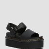 Women * | Voss Women'S Leather Strap Platform Sandals Best Quality