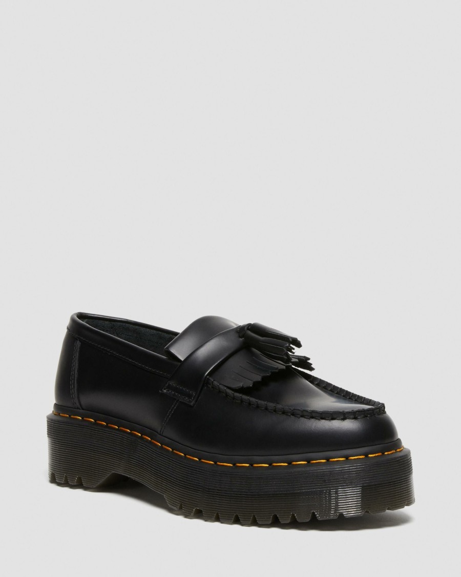 Men * | Adrian Leather Platform Tassel Loafers Cheap Online