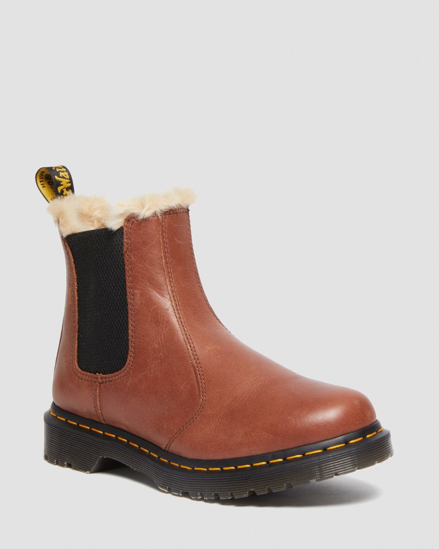 Originals * | 2976 Leonore Women'S Faux Fur-Lined Chelsea Boots Special Style