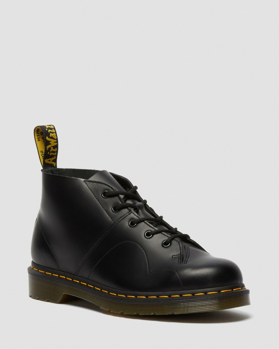 Men * | Church Smooth Leather Monkey Boots Top Selling