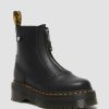 Women * | Jetta Zipped Sendal Leather Platform Boots Top Selling