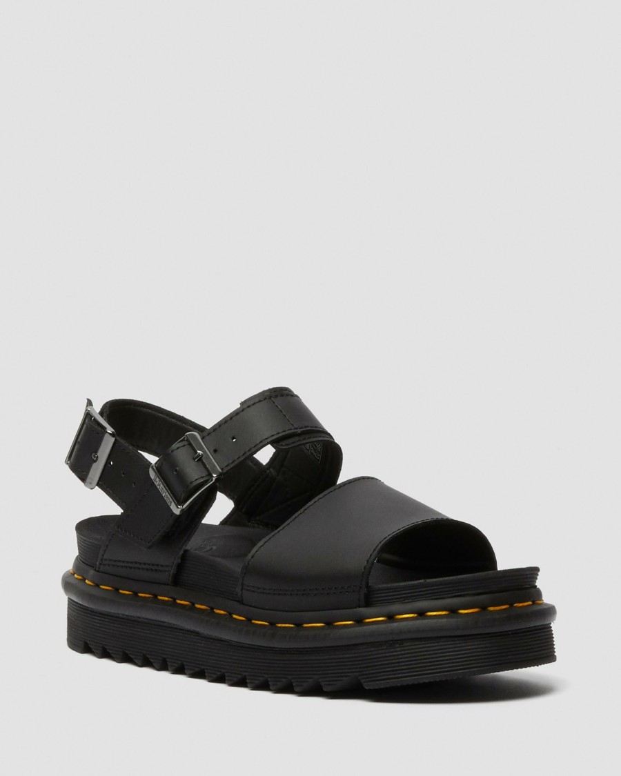 Women * | Voss Women'S Leather Strap Sandals Cheap Online