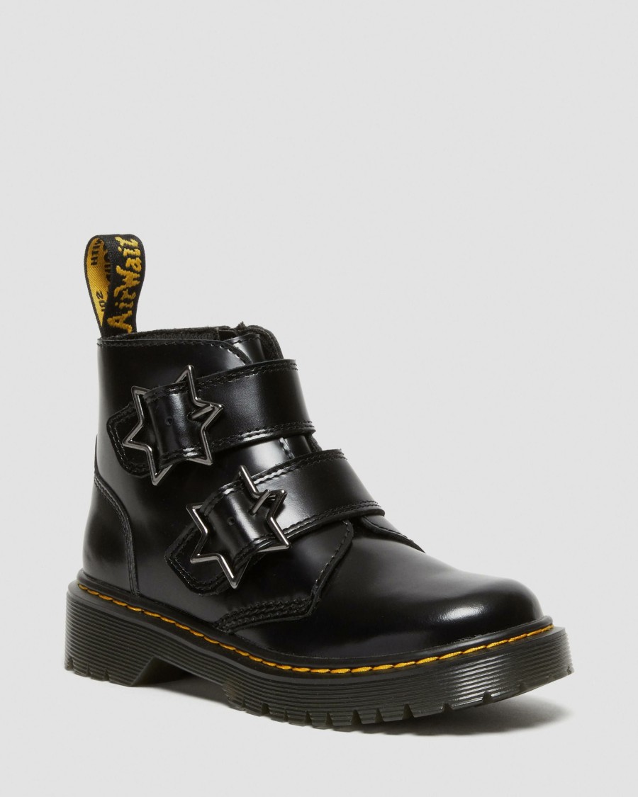 Kids * | Junior Devon Bex Leather Ankle Boots Hot Selling