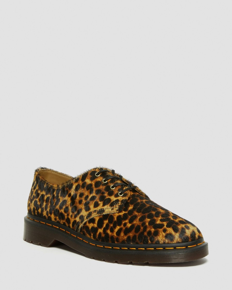 Men * | Smiths Hair On Leopard Print Dress Shoes Cheaper