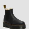 Men * | 2976 Faux Fur Lined Platform Chelsea Boots Fashionable