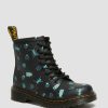 Kids * | Junior 1460 Glow In The Dark Bugs Lace Up Boots Quality Guarantee