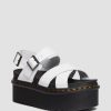 Women * | Voss Ii Athena Leather Strap Platform Sandals Top Selling