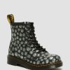 Kids * | Junior 1460 Leopard Hydro Leather Lace Up Boots Online Discount