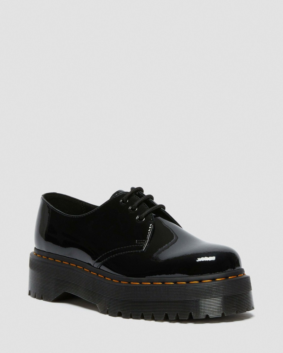 Men * | 1461 Patent Leather Platform Oxford Shoes Reliable Quality