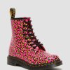 Originals * | 1460 Women'S Leopard Smooth Leather Lace Up Boots Special Style