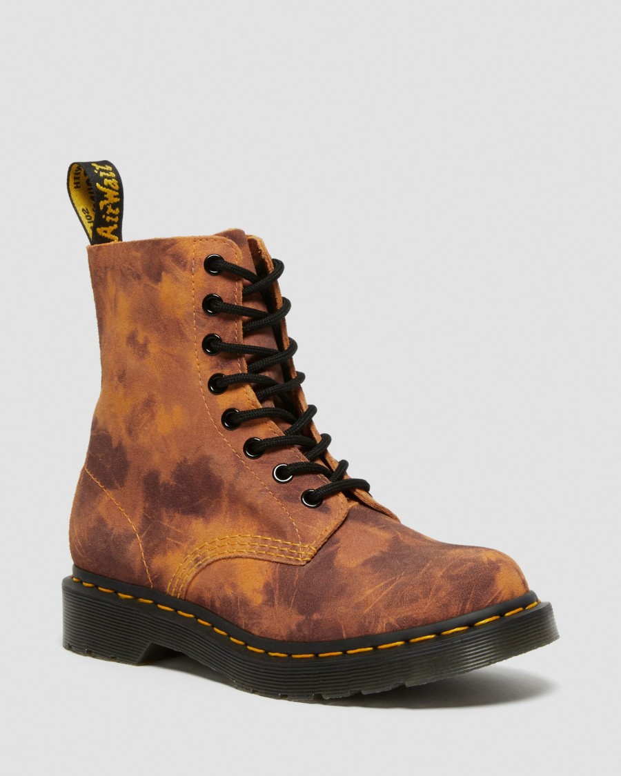 Originals * | 1460 Pascal Tie Dye Leather Lace Up Boots Limited Edition