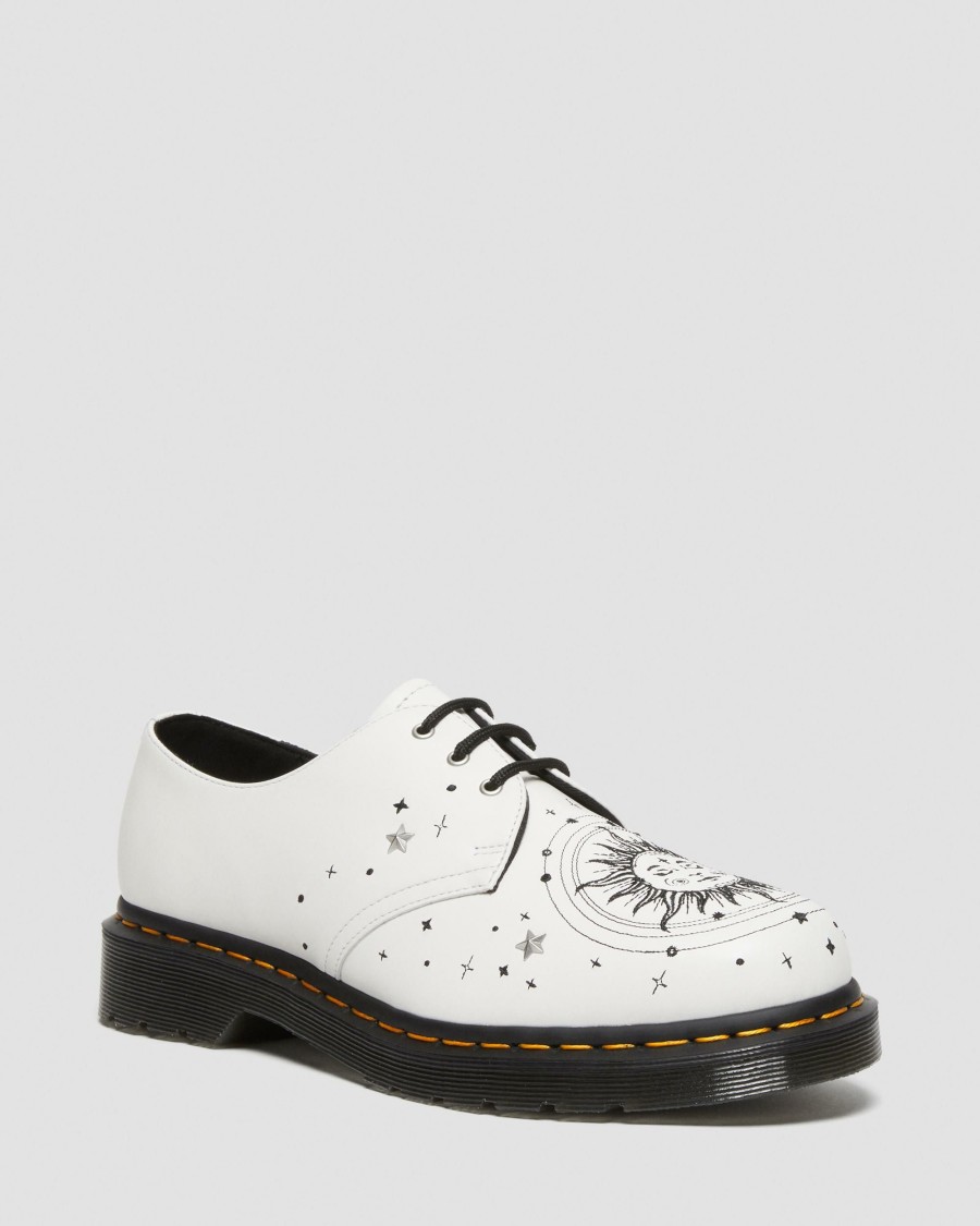 Men * | 1461 Cosmic Embroidered Leather Oxford Shoes Reliable Quality