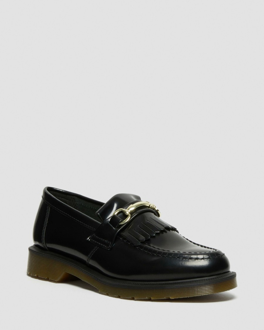 Men * | Adrian Snaffle Smooth Leather Kiltie Loafers Classical